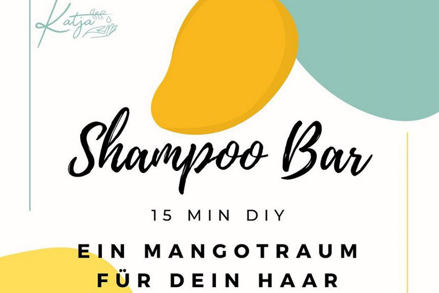 Heute teile ich mit dir endlich mein Rezept für einen selbstgemachten Shampoo Bar.