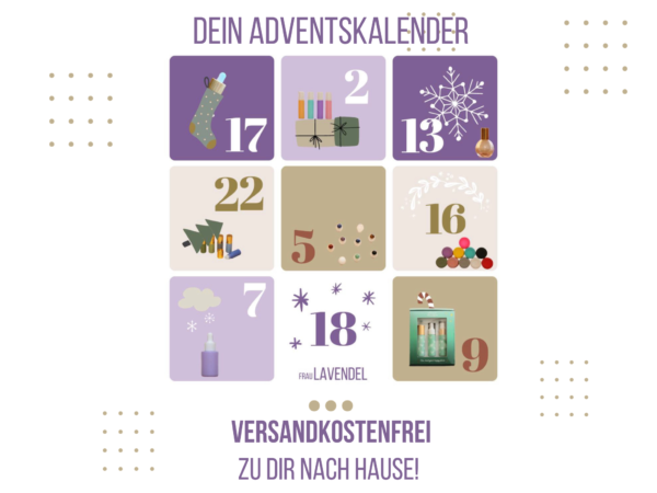 Adventskalender l 24 tolle Produkte l FrauLAVENDEL – Bild 2